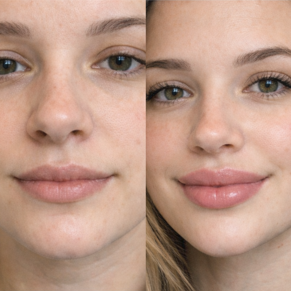 Vorher/Nachher — Botox & Filler